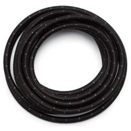 Russel Performance 20 ft. 10 AN Pro-Classic Braided Nylon Hose, Black with Blue Tracer 632193